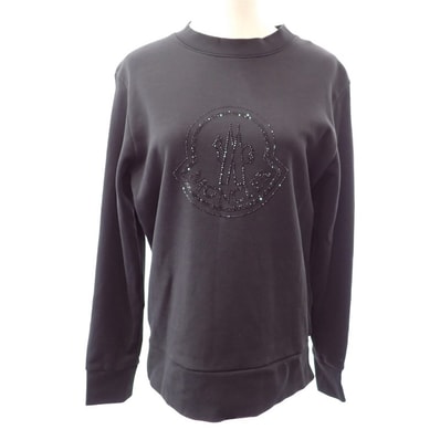 モンクレール ロングスリーブ スウェット XS ブラック【中古】【ABランク】