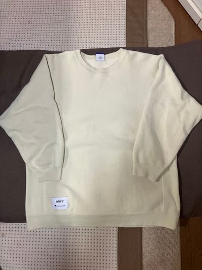 Wtaps ACADEMY / CREW NECK / COTTON. CHAMPION. REVERSE WEAVE "Sand"(782)