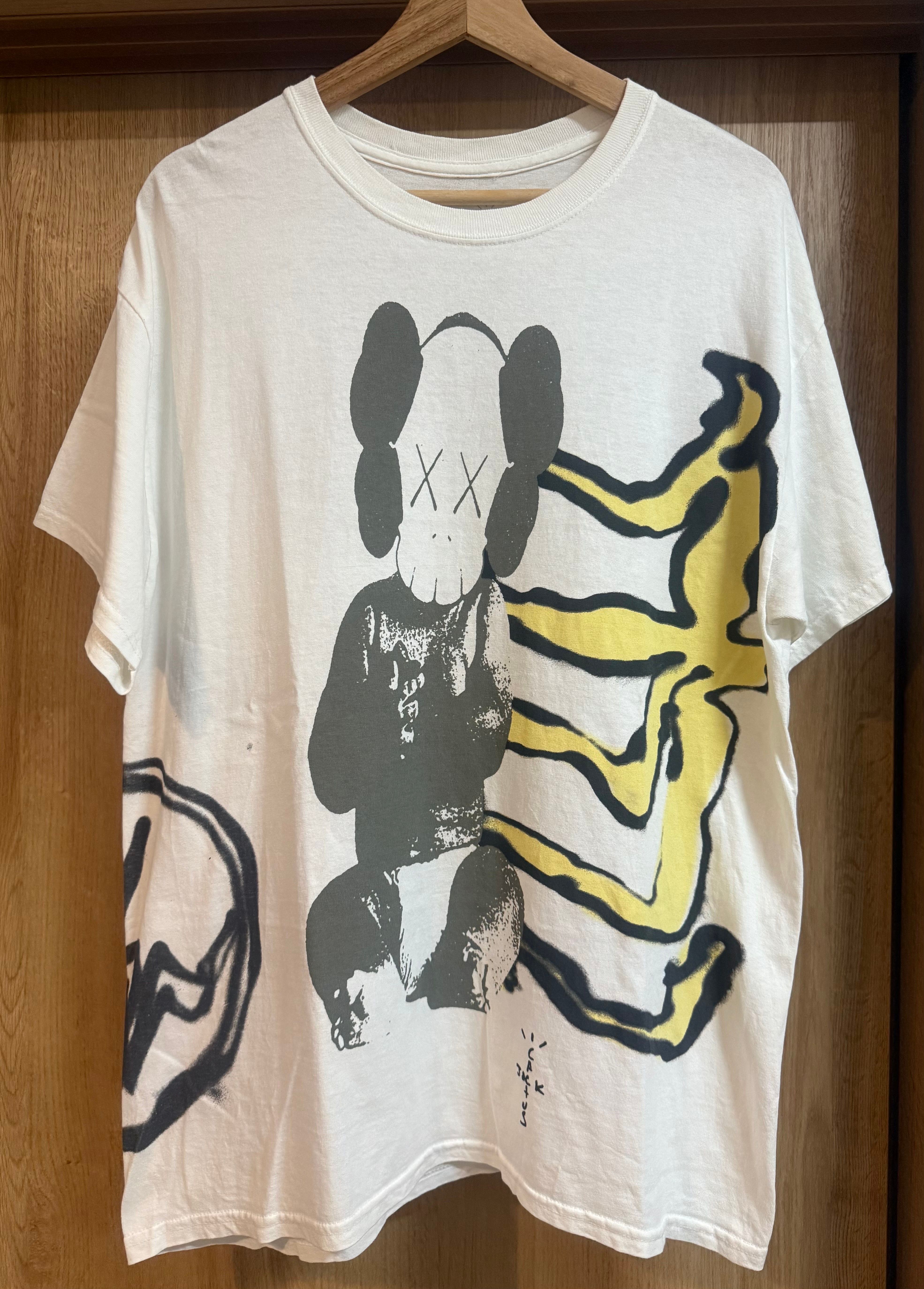 Travis Scott Cactus Jack x KAWS For Fragment Tee "White"