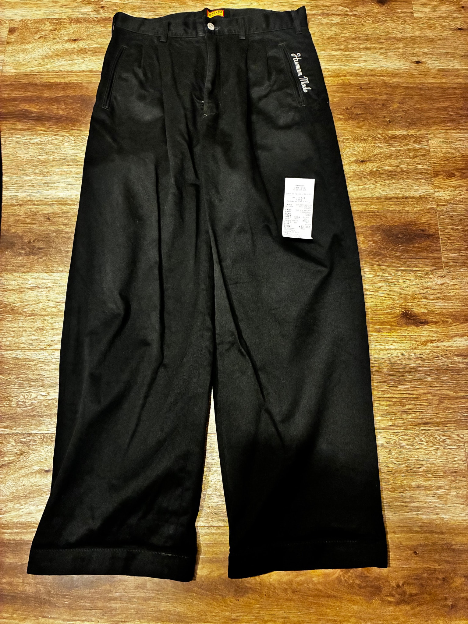 HUMAN MADE Wide Chino Pants "Black"