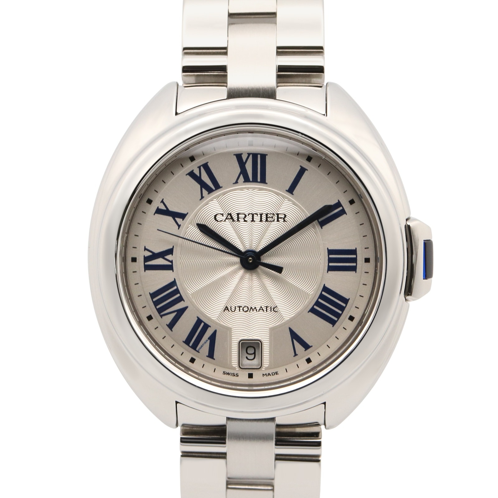 カルティエ CARTIER クレ ドゥ カルティエ 腕時計 時計 ステンレススチール メンズ シルバー系 WSCL0006 【中古】