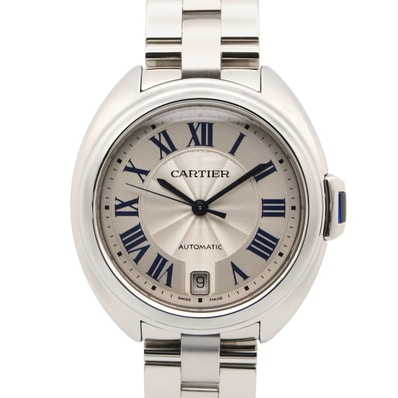 カルティエ CARTIER クレ ドゥ カルティエ 腕時計 時計 ステンレススチール メンズ シルバー系 WSCL0006 【中古】