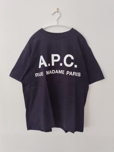EDIFICE別注 A.P.C. オーバーサイズ Tシャツ アーペーセー