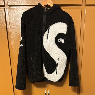 Supreme x The North Face S Logo Hooded Fleece Jacket "Black"