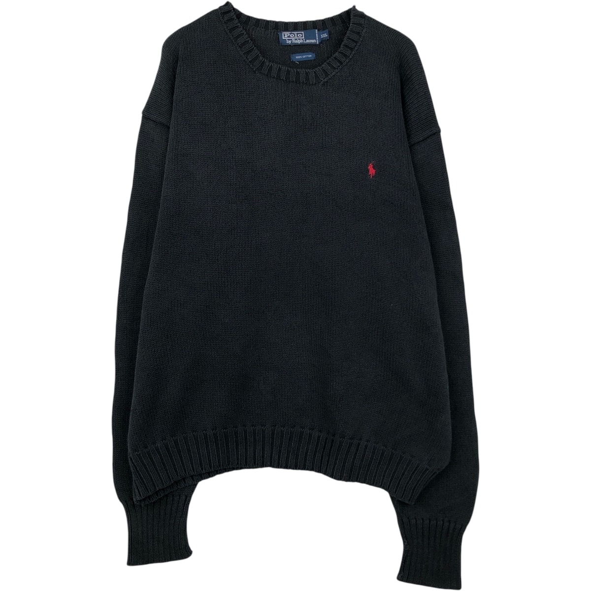 古着 ラルフローレン Ralph Lauren POLO by Ralph Lauren コットンニットセーター メンズXXL相当/eaa637505