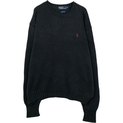 古着 ラルフローレン Ralph Lauren POLO by Ralph Lauren コットンニットセーター メンズXXL相当/eaa637505