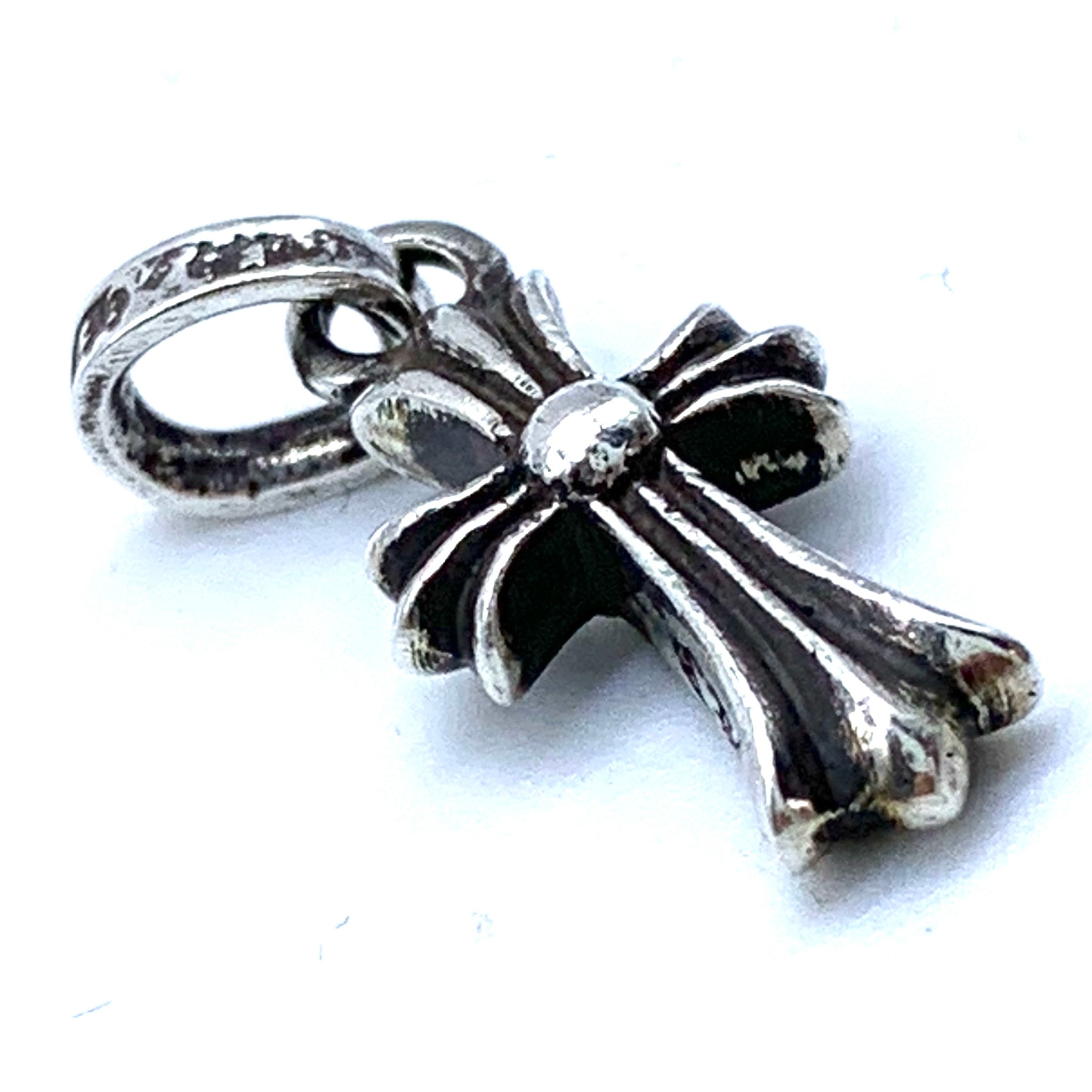 Chrome Hearts Double CH Cross Charm "Silver"