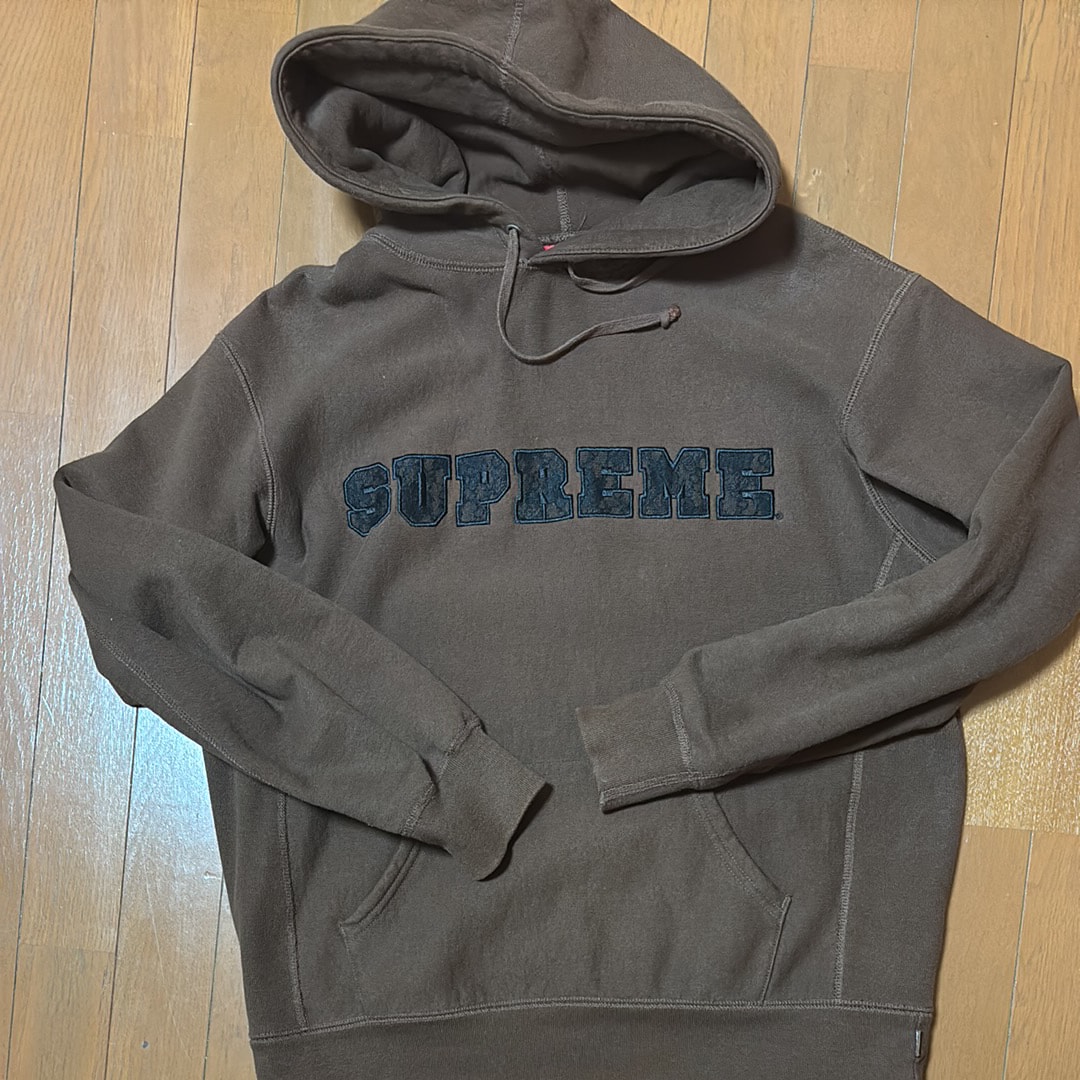 Supreme Lace Hooded Sweatshirt "Dark Brown"