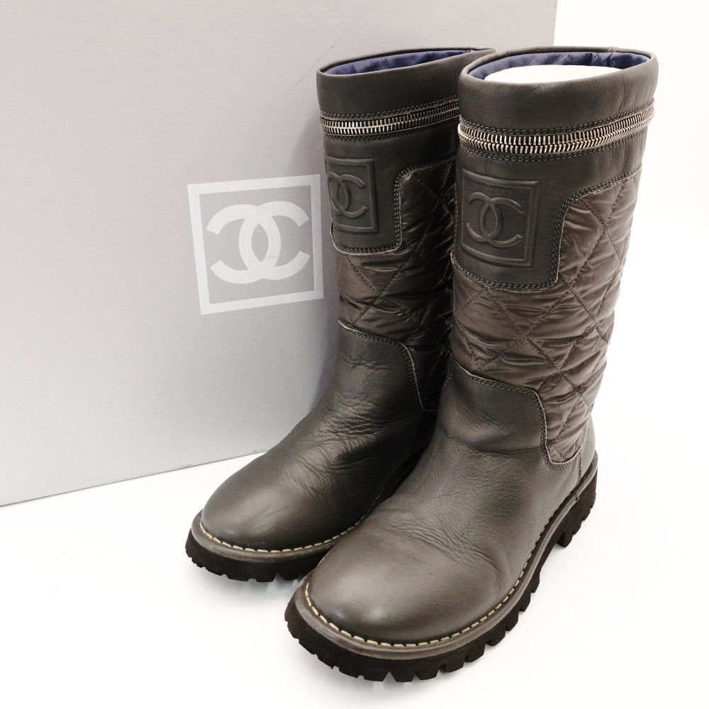 シャネル ココクーンブーツ レディース