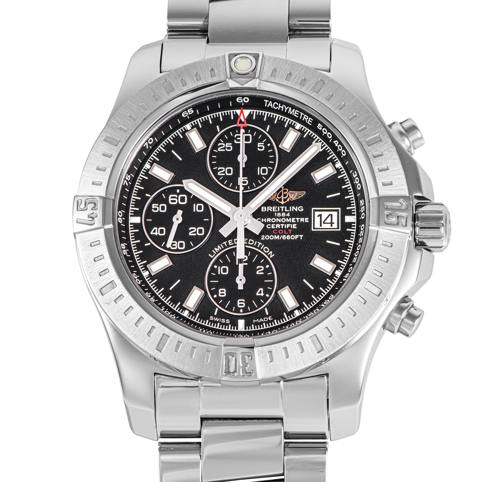 BREITLING ブライトリング コルト クロノグラフ A13388(A133884Y/BE68) 限定500本 ステンレススチール【中古】