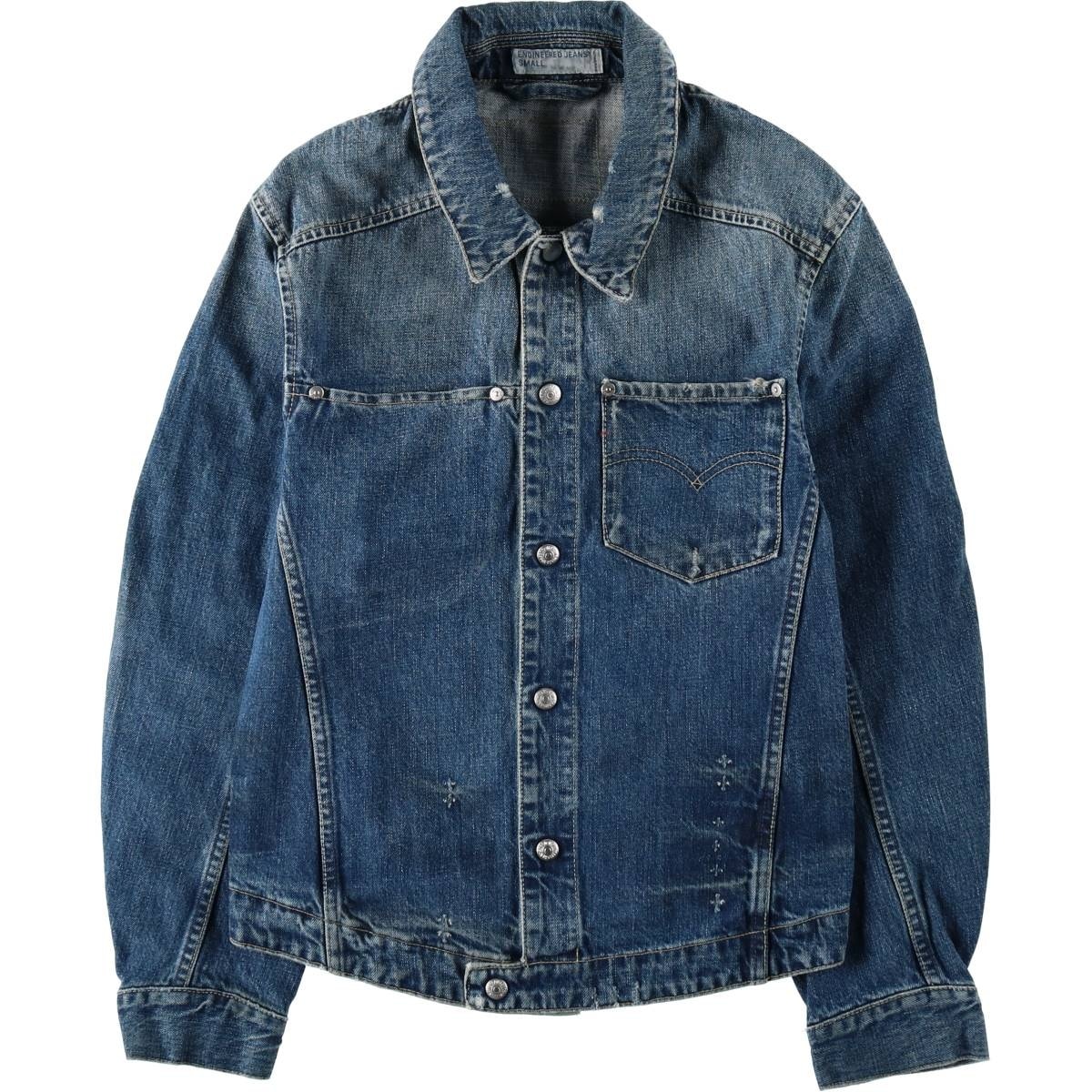 古着 00年代 リーバイス Levi's ENGINEERED エンジニアード ユーロモデル 70100-1655 デニムジャケット メンズS相当/eaa632520