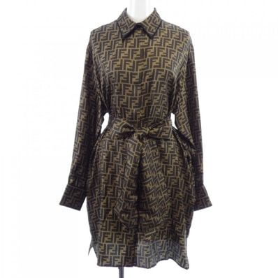 フェンディ FENDI ブラウンツイル ドレス FDB613 A8G3 ワンピース