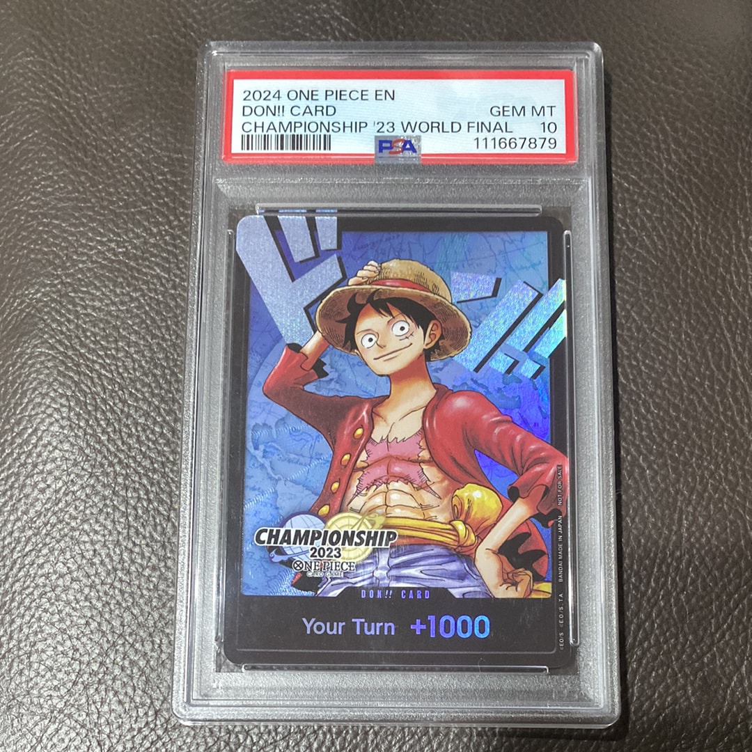 PSA10】ドン!!カード : モンキー・D・ルフィ 【英語版】(チャンピオン