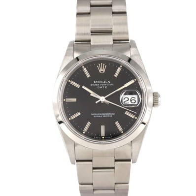 ロレックス オイスターパーペチュアルデイト 15200 SS 自動巻 E番