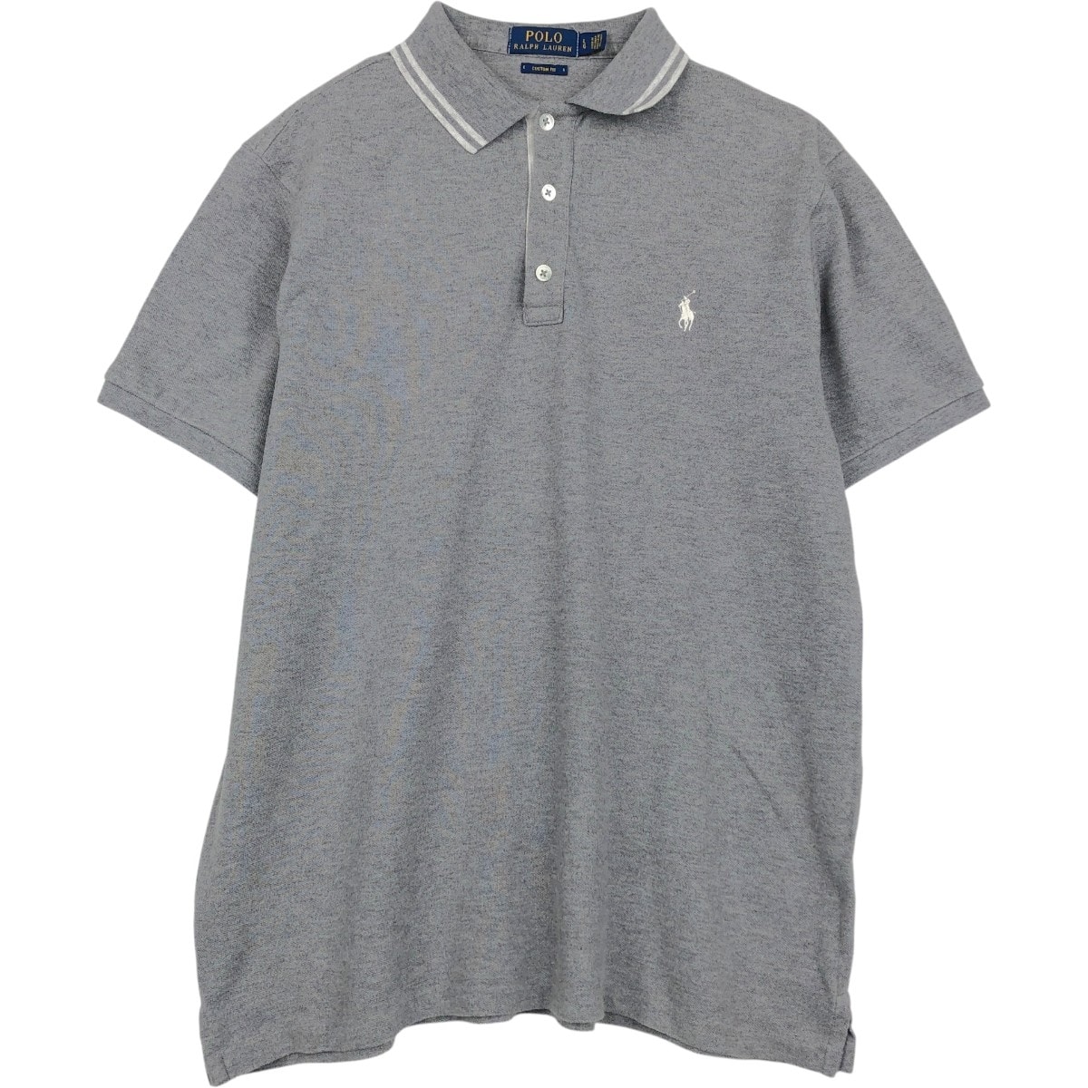 古着 ラルフローレン Ralph Lauren POLO RALPH LAUREN CUSTOM FIT 半袖 ポロシャツ メンズL相当/eaa656504