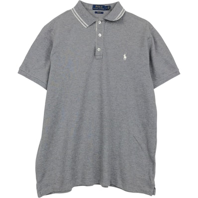古着 ラルフローレン Ralph Lauren POLO RALPH LAUREN CUSTOM FIT 半袖 ポロシャツ メンズL相当/eaa656504