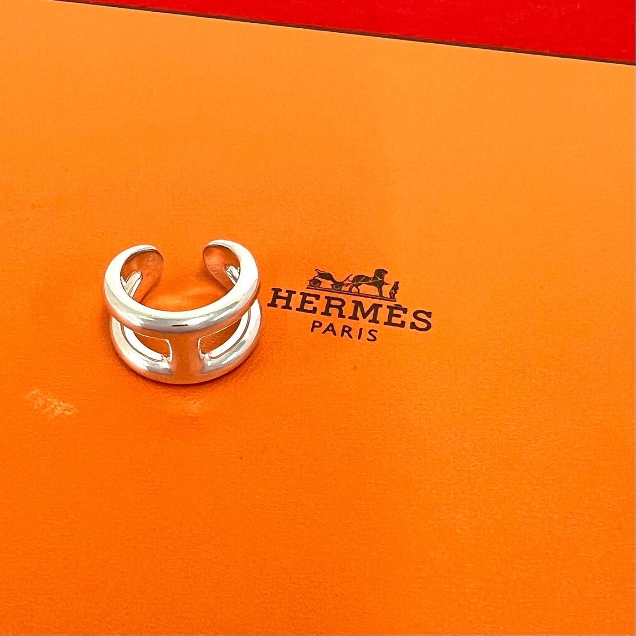 HERMES エルメス オスモズ PM リング シルバー925 リング・指輪 12.5号 シルバー
33478