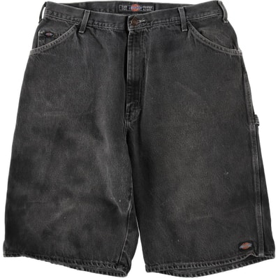 古着 ディッキーズ Dickies デニムペインターショーツ ハーフパンツ メンズw35相当/eaa620241
