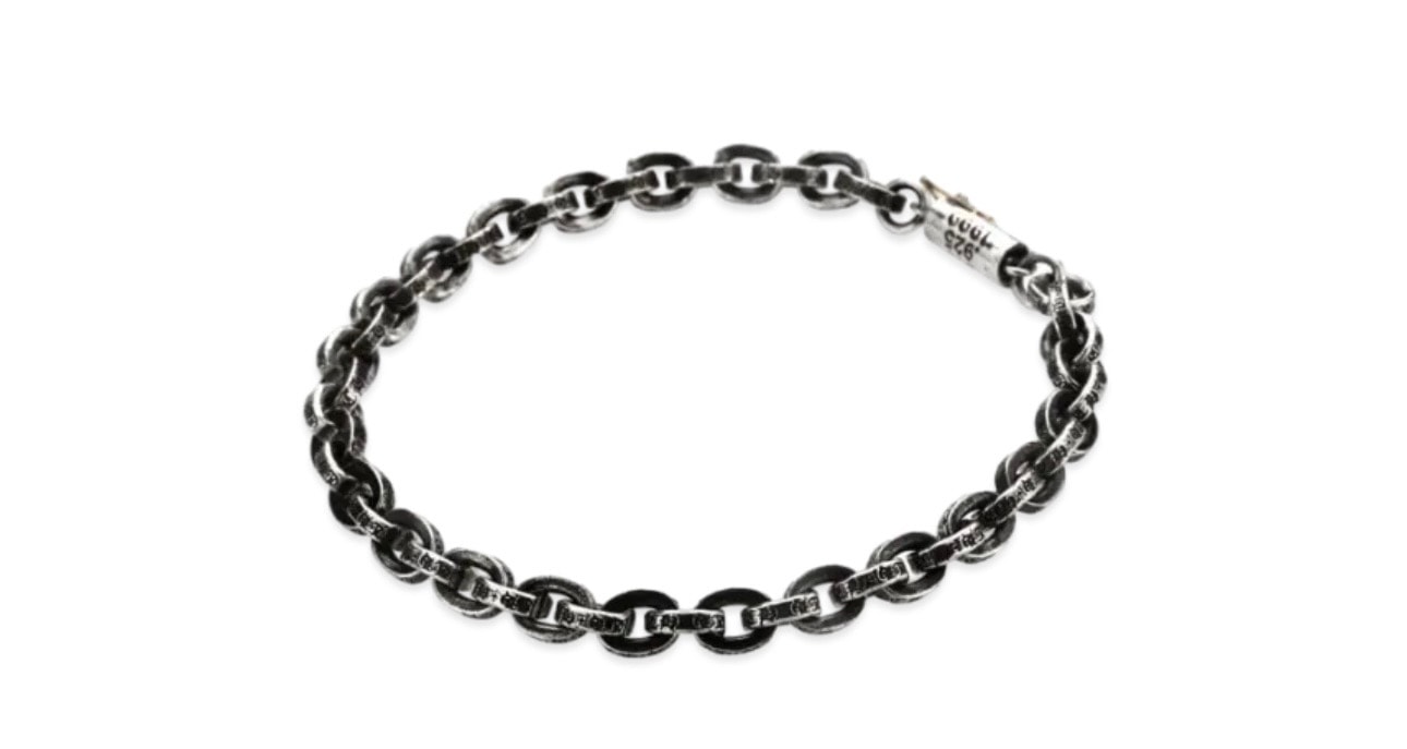 Chrome Hearts Paper Chain Bracelet "Silver"
