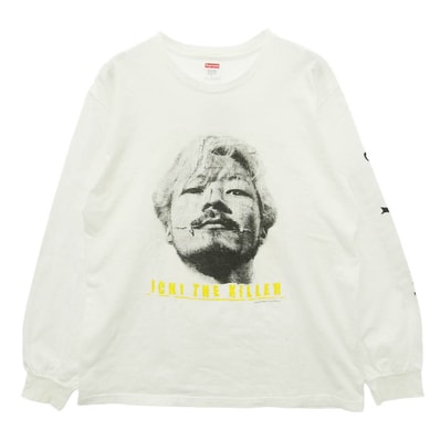Supreme シュプリーム 20SS Ichi The Killer L/S Tee イーチーザキラー 殺し屋1 グラフィック プリント 長袖 Tシャツ カットソー ロンT ホワイト系 L【中古】