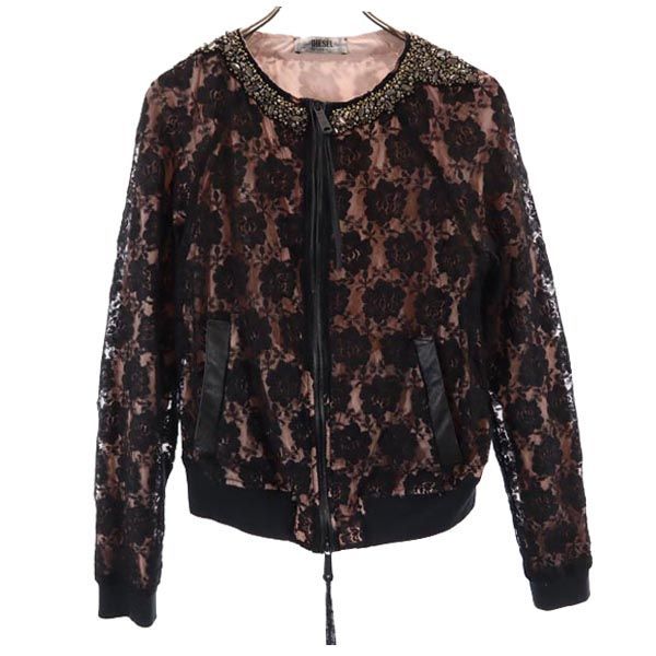 DIESEL ジップ ノーカラージャケット