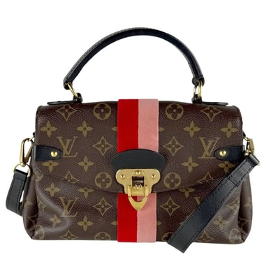 ルイ ヴィトン LOUIS VUITTON ショルダーバッグ ハンドバッグ モノグラム ジョルジュBB モノグラムキャンバス コクリコ/ペッシュ レディース M43866【中古】 z10159