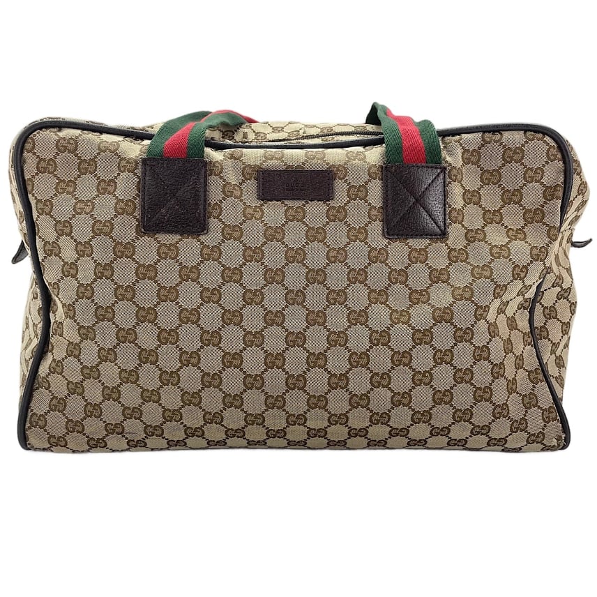 D (傷や汚れあり)】グッチ GUCCI GGキャンバス ボストンバッグ【中古 D (傷や汚れあり)】グッチ GUCCI GGキャンバス ボストンバッグ【中古