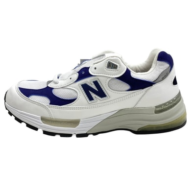 NEW BALANCE ニューバランス スニーカー M992EC USA製 レザー メッシュ ローカット スニーカー 27.5cm【極上美品】【中古】