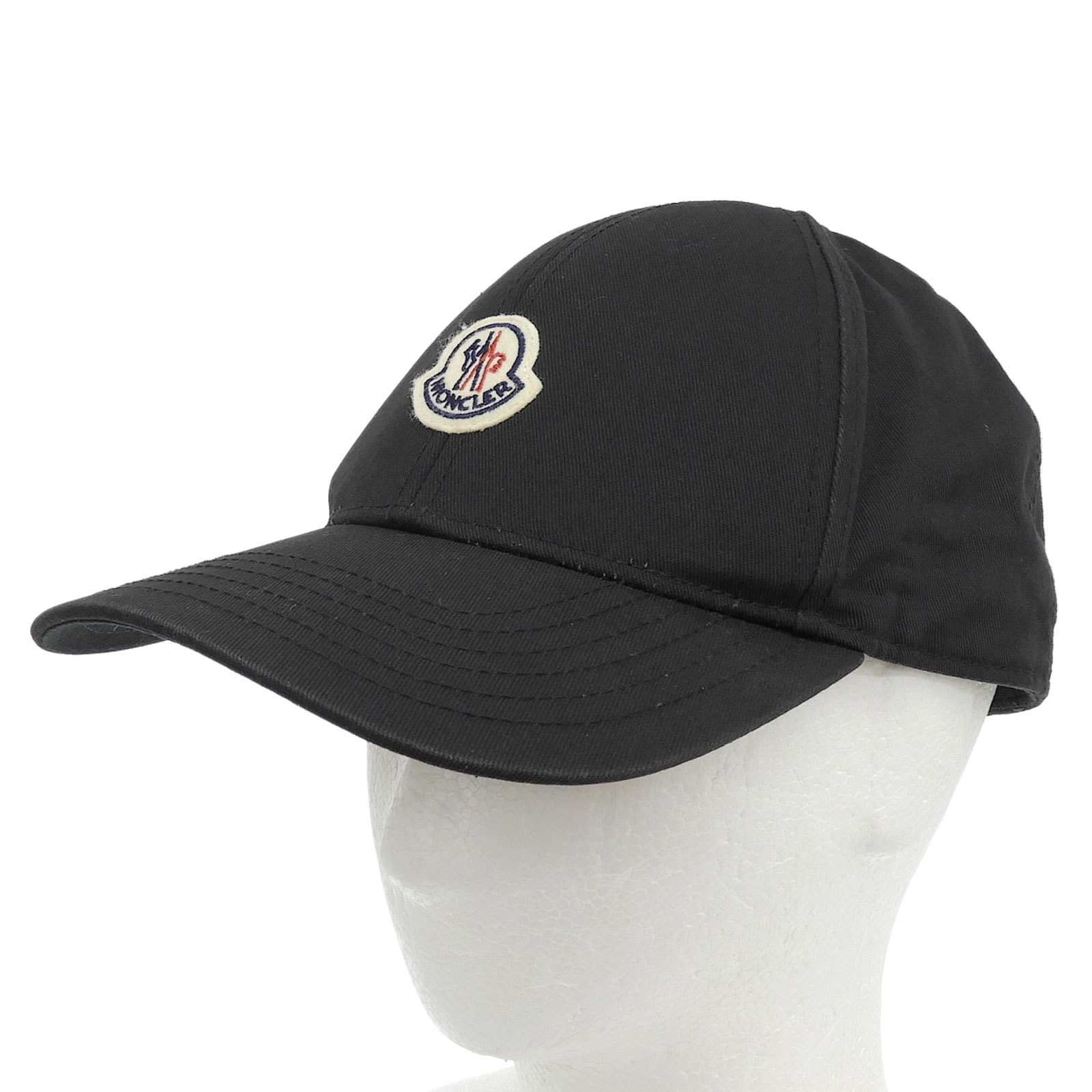 極美品 モンクレール キャップ ブラック レディース 58-66 3B00039 04863