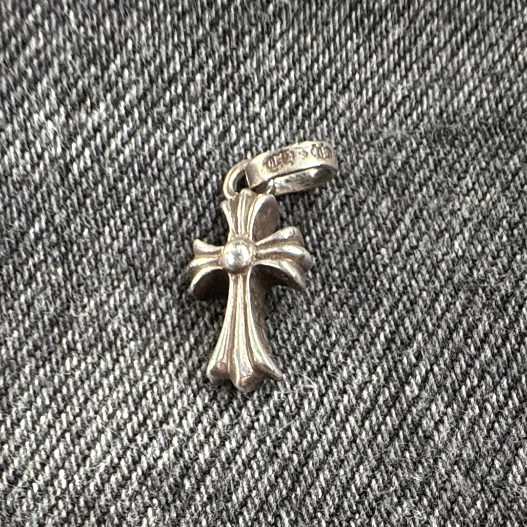 Chrome Hearts CH Cross Baby Fat Charm "Silver"