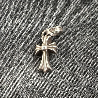Chrome Hearts CH Cross Baby Fat Charm "Silver"