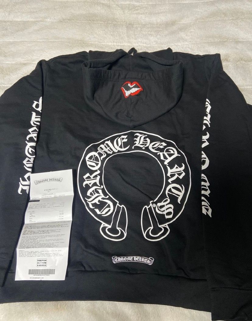 Chrome Hearts Matty Boy Chomper Horseshoe Hoodie "Black"