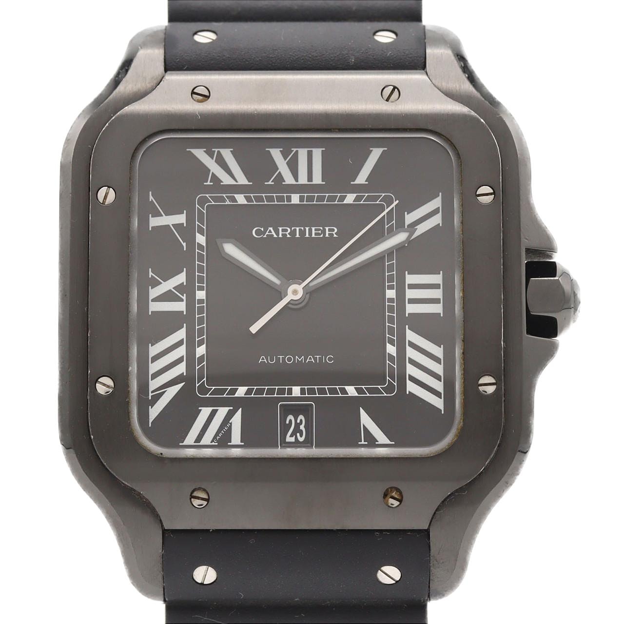 【ノーメンテナンス還元価格】カルティエ サントス・ドゥ・カルティエ LM ADLC WSSA0039 SS 自動巻