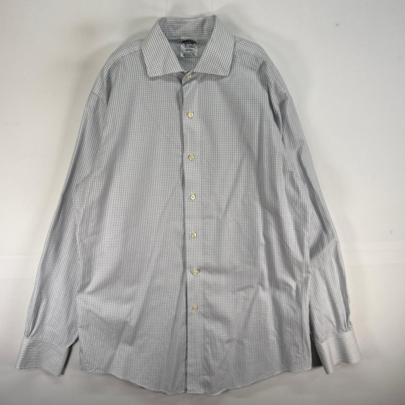 古着 ブルックスブラザーズ Brooks Brothers 長袖シャツ カラーステイ REGENT M ブルー系 チェック メンズ