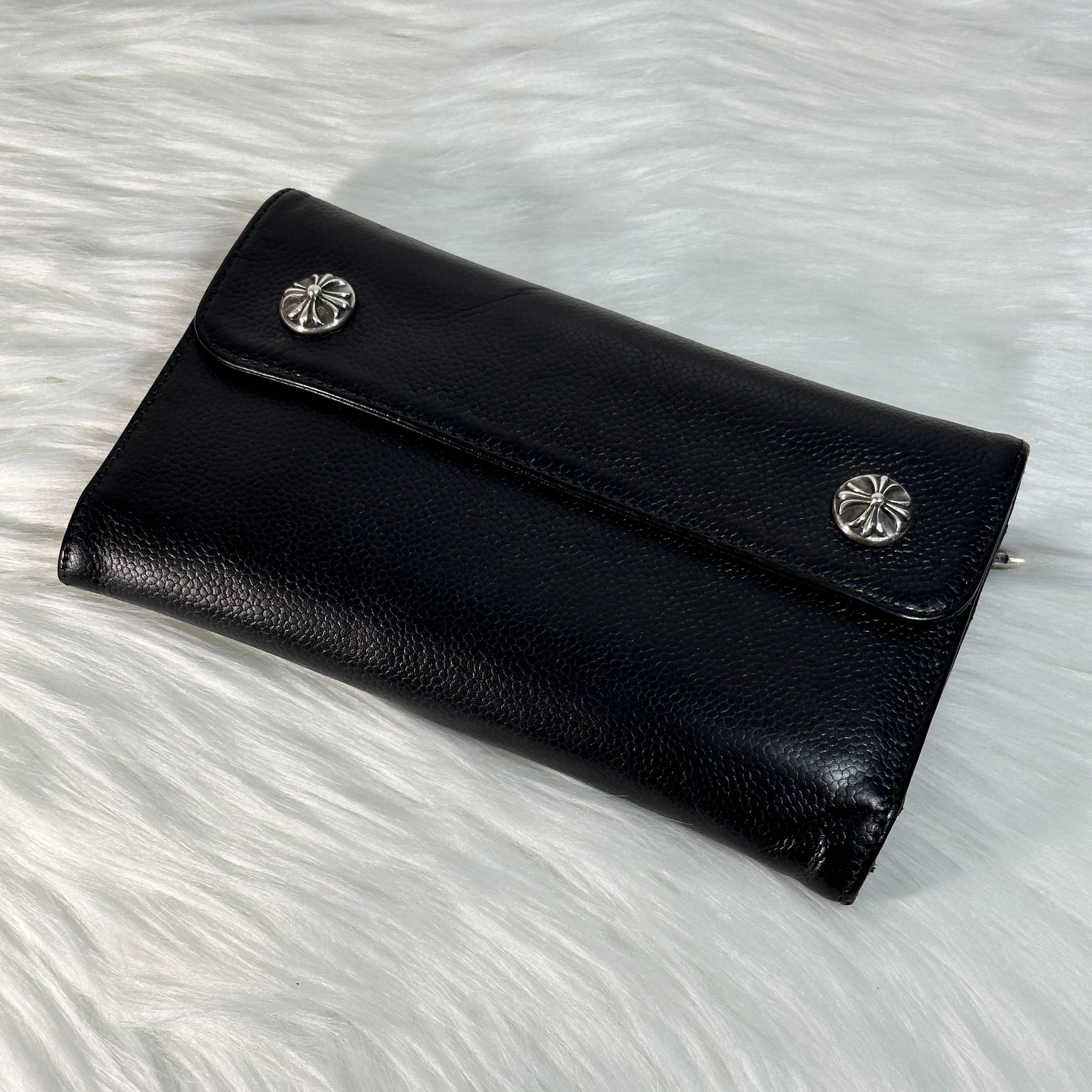 Chrome Hearts Wave Wallet Leather "Black"