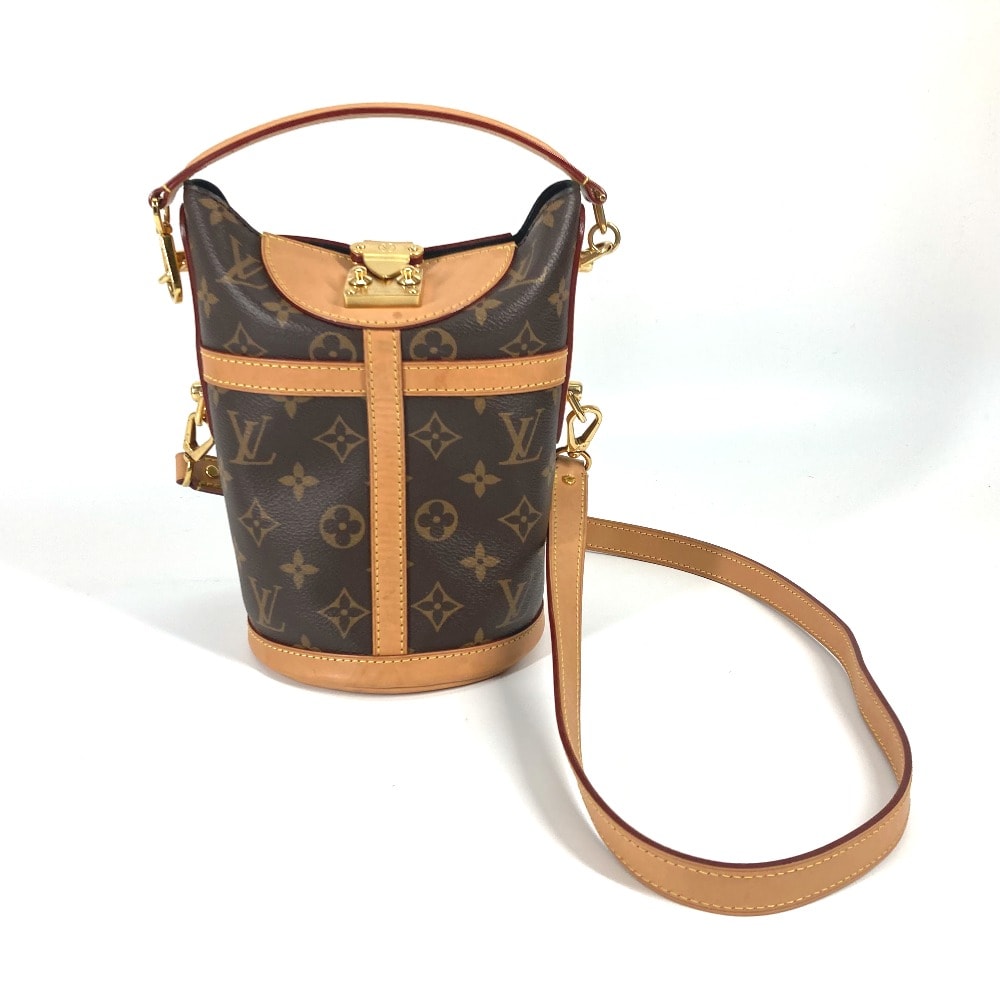 ルイヴィトン LOUIS VUITTON ダッフルバッグ M43587 モノグラム カバン 肩掛け バケツ ばけつ 2WAYバッグ ハンドバッグ ショルダーバッグ モノグラムキャンバス ブラウン