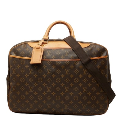 ルイ ヴィトン モノグラム アリゼ24H ボストンバッグ ショルダーバッグ 2WAY M41399 ブラウン PVC レザー レディース LOUIS VUITTON 中古