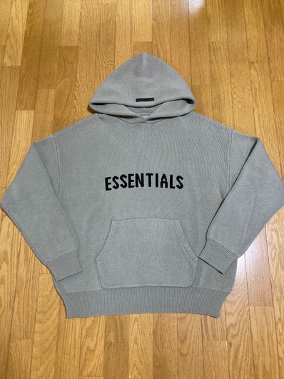 FEAR OF GOD ESSENTIALS KNIT PULLOVER "Pistachio"