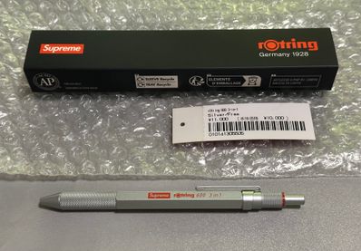Supreme x Rotring 600 3 In 1 "Silver"