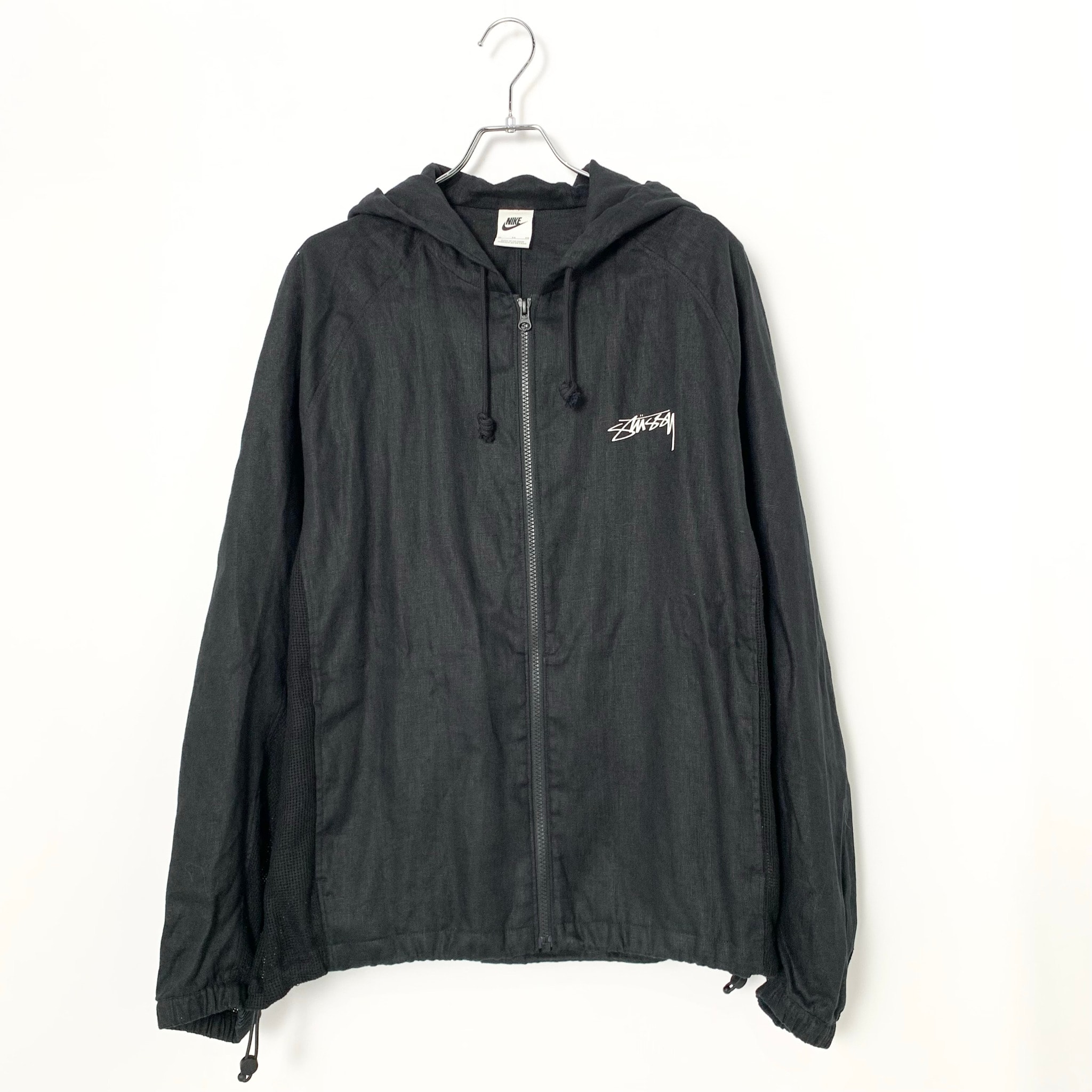 Stussy x Nike U NRG Linen Jacket Hoodie (US Size) "Black" FZ5751-010