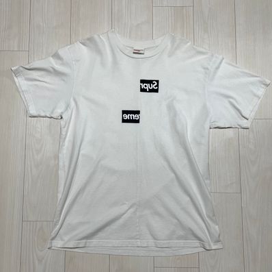 Supreme / Comme des Garçons SHIRT® Split Box Logo Tee "White"