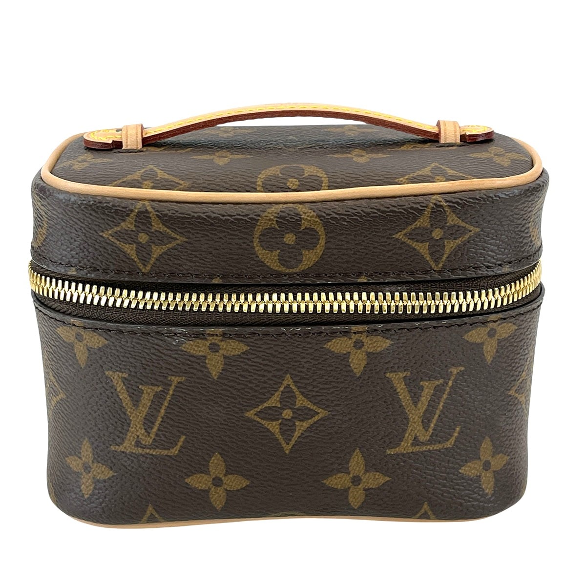 LOUIS VUITTON ルイ・ヴィトン ニース ナノ バニティ ポーチ ハンドバッグ M44936 モノグラム ブラウン  レディース【中古】