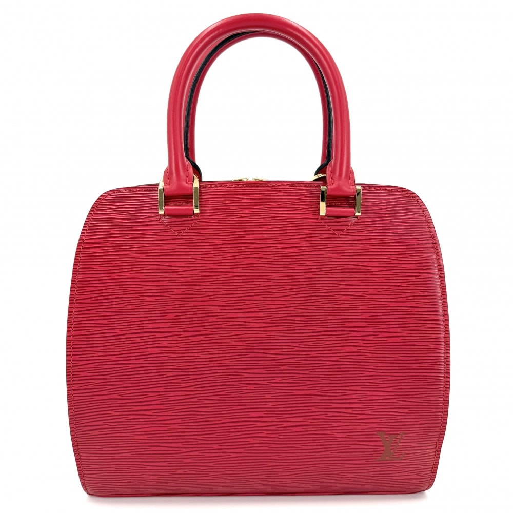 LOUIS VUITTON ルイヴィトン ハンドバッグ エピ ポンヌフ M52057    レッド 赤 ゴールド金具 レディース 美品【中古品】