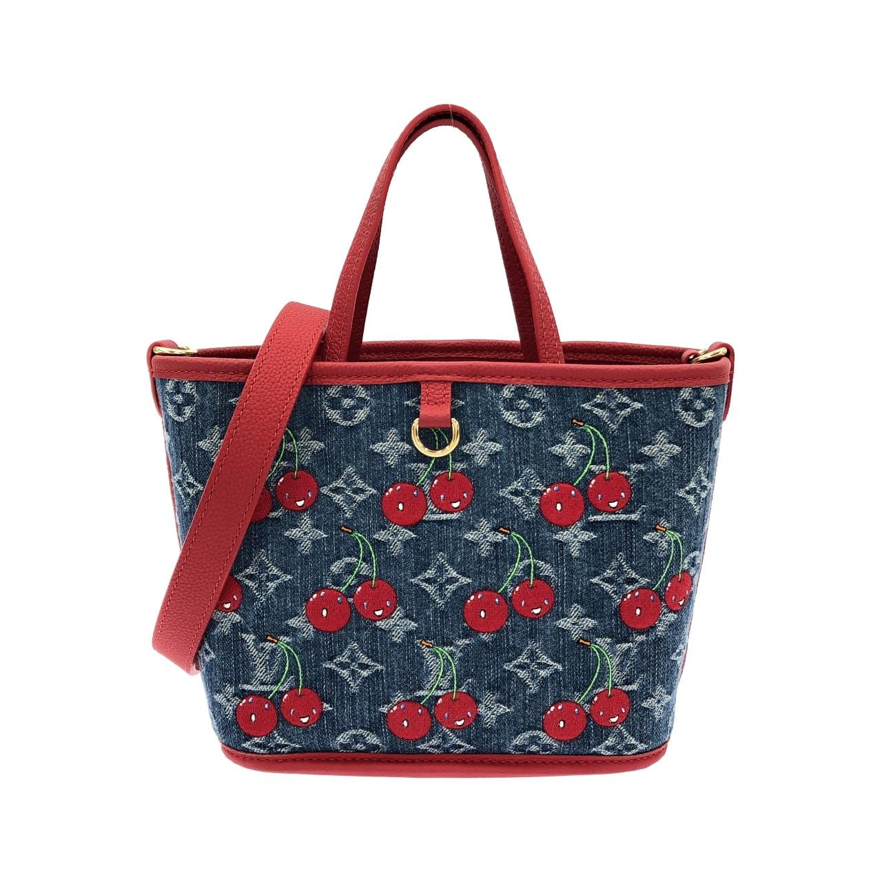 ルイヴィトン モノグラム チェリー デニム(LV X TM) ネヴァーフル インサイドアウトBB M14997 バッグ