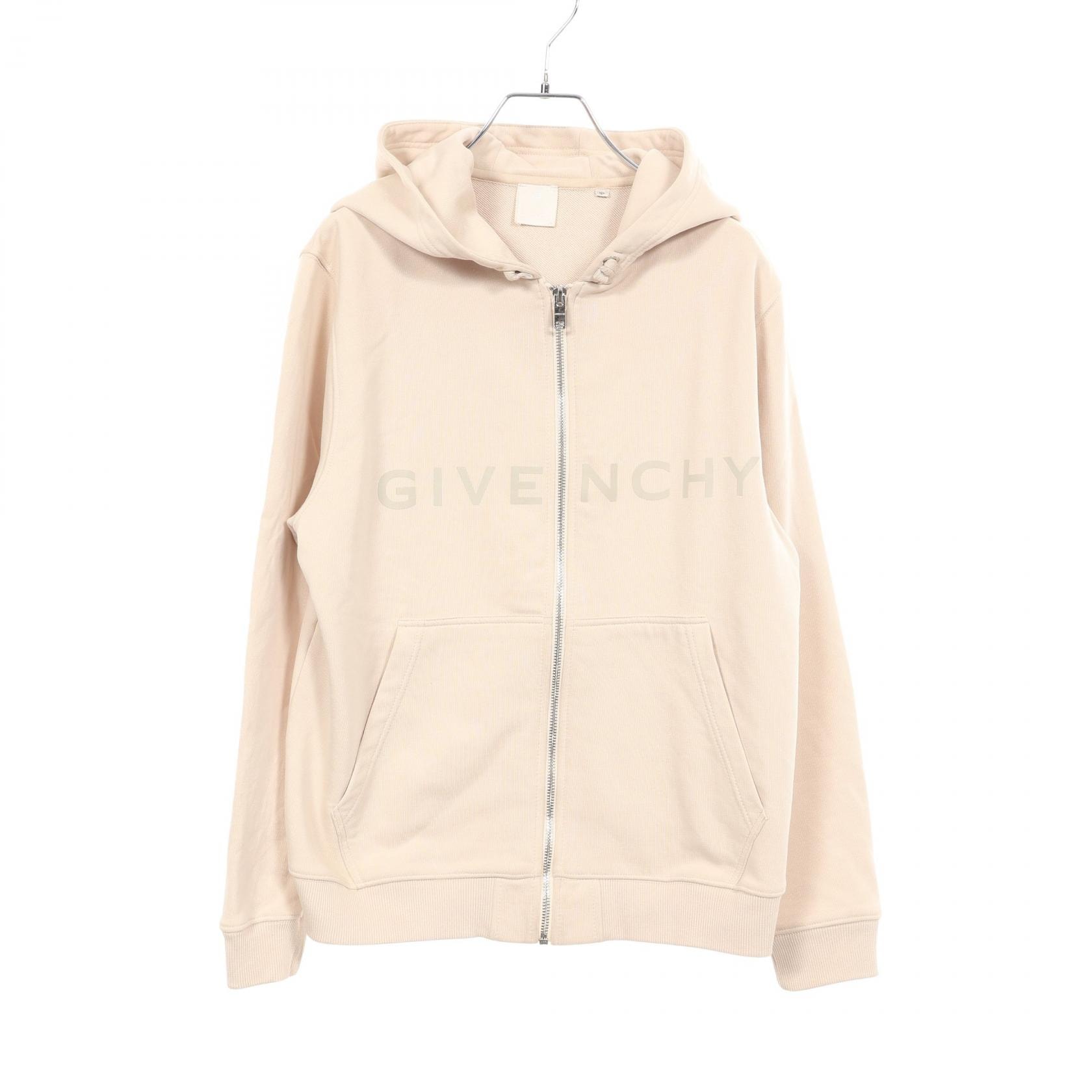 ジバンシィ GIVENCHY キッズ 4G バックプリント パーカー 衣料品 トップス コットン メンズ レディース ベージュ系 【中古】