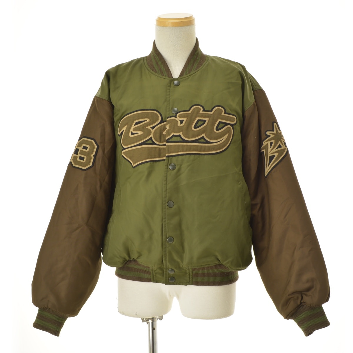 BoTT Nylon Varsity Jacket "Olive"