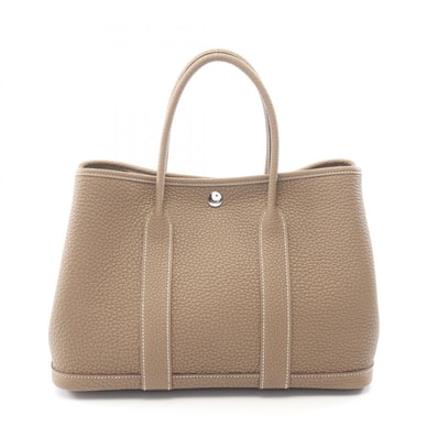 エルメス HERMES ガーデンパーティTPM エトゥープ トートバッグ バッグ ネゴンダ ネゴンダ K刻印(2025年製造) レディース グレー系 【中古】