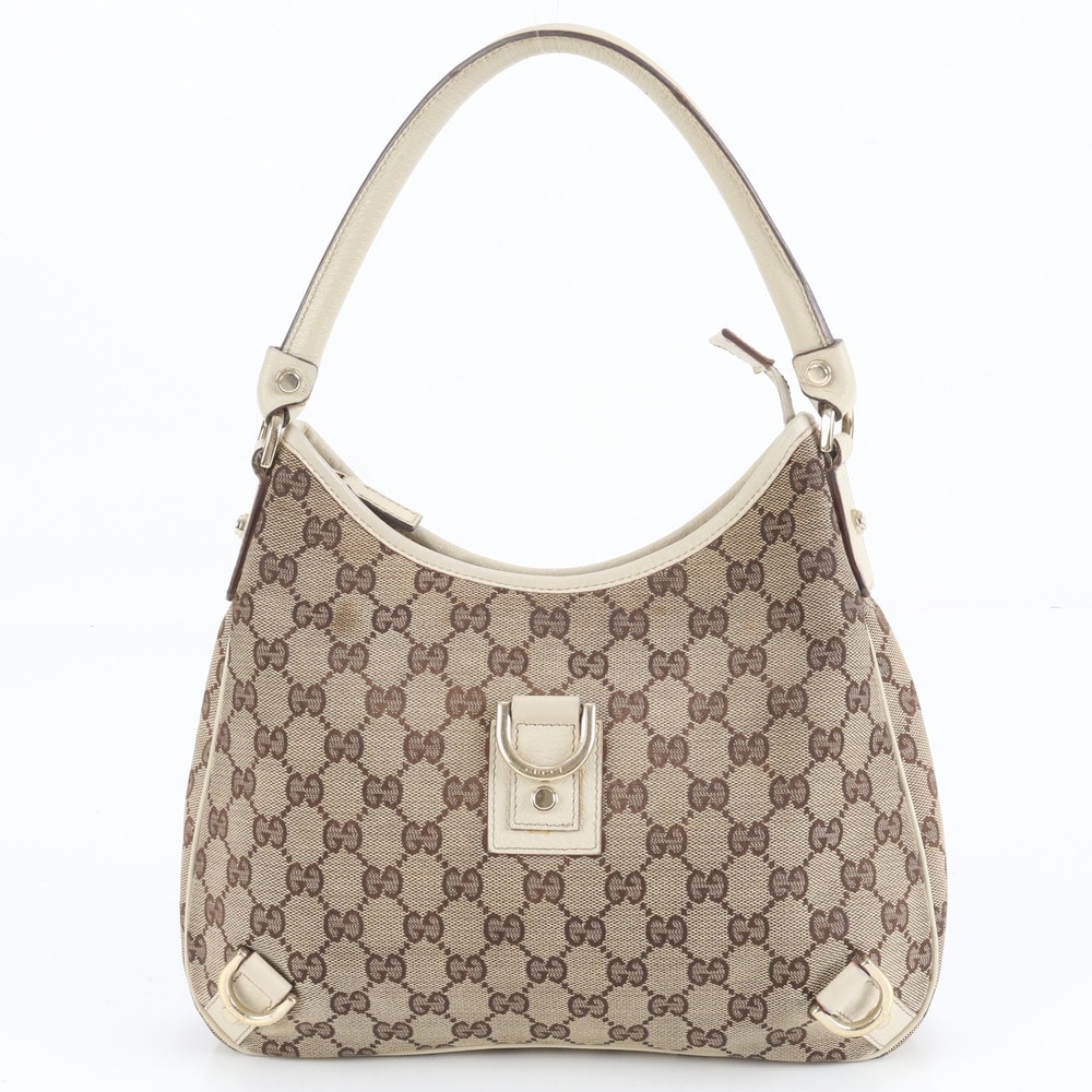 ■極美品 グッチ GGキャンバスアビー 130738 ショルダーバッグ