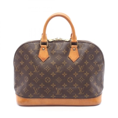 ルイ・ヴィトン LOUIS VUITTON アルマPM ハンドバッグ バッグ PVCコーティングキャンバス レザー モノグラム レディース ブラウン系 M51130 【中古】