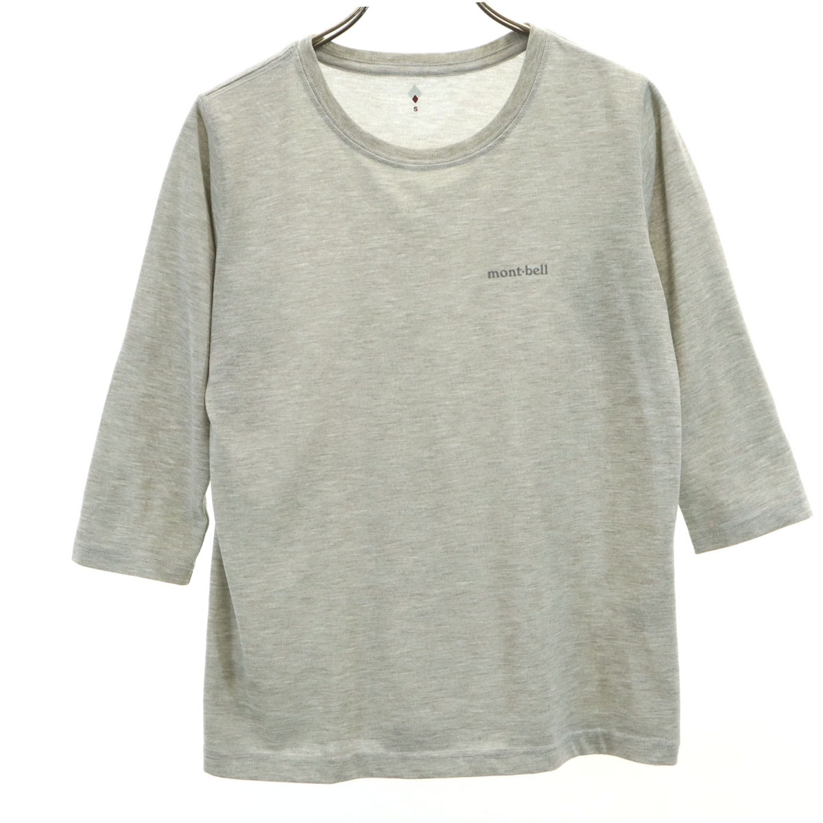 mont-bell モンベル 7分袖 WIC. Tシャツ S グレー アウトドア